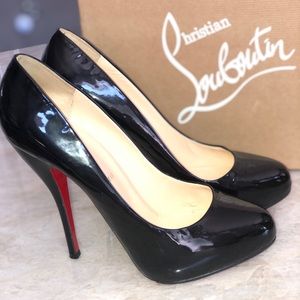 Louboutin Black Patent Heels